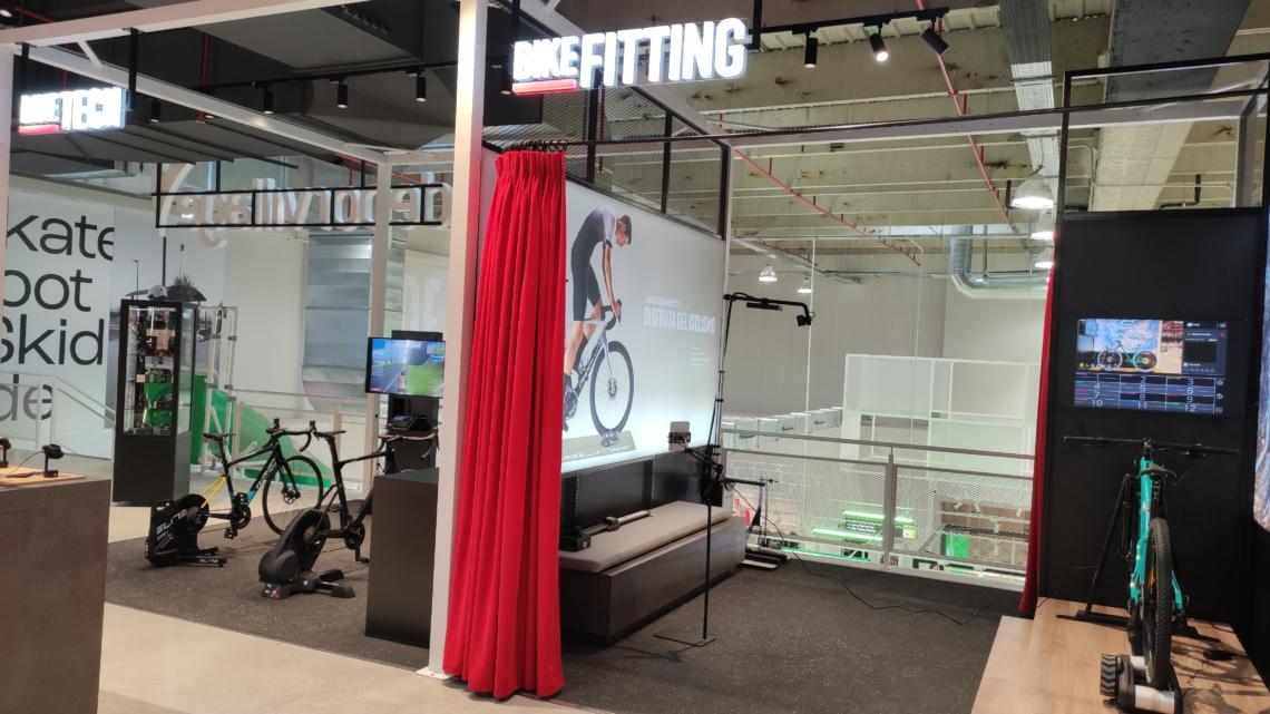 Servicio de Bike Fitting en la nueva tienda de Deporvillage